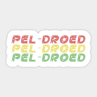 Pel-droed Wales Football Sticker